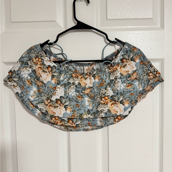 Floral Two-Piece Set with Ruffle Top Coords - Picture 4 of 4